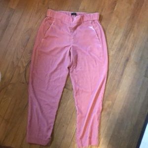 J Crew Velvet crop pants